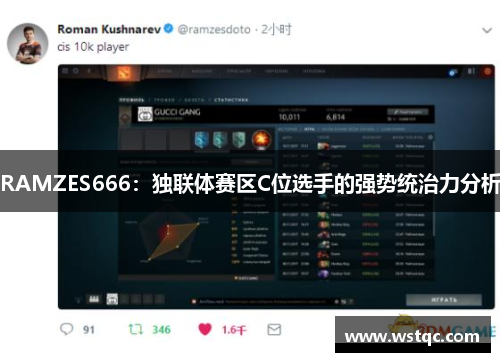 RAMZES666：独联体赛区C位选手的强势统治力分析